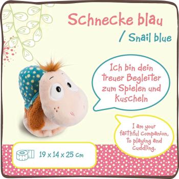 Preview: NICI 47945 - Schnecke blau - 25 cm